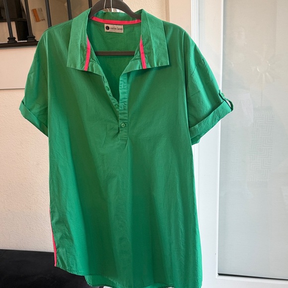 Caryn Lawn Dresses & Skirts - Green Midi Dress by Cathy Jean One size